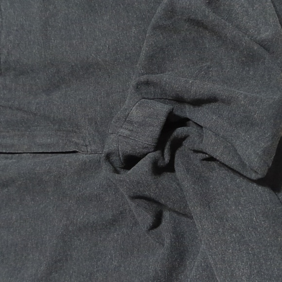Lauren Ralph Lauren Dark Grey Knit Denim Straight 5 Pocket Style - Picture 9 of 9